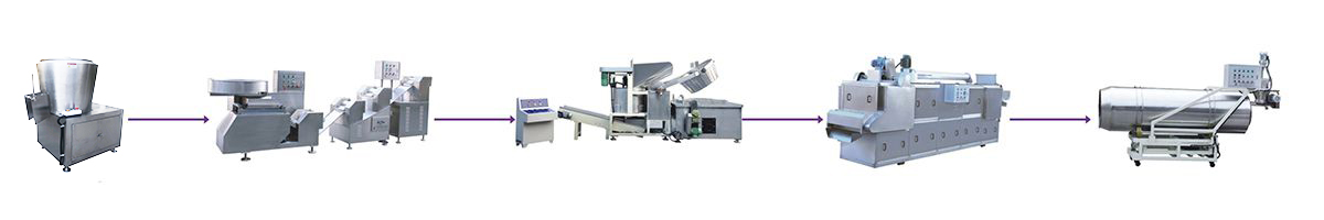 Pillow & Stick Snack Production Line / Fried Snack Production Line